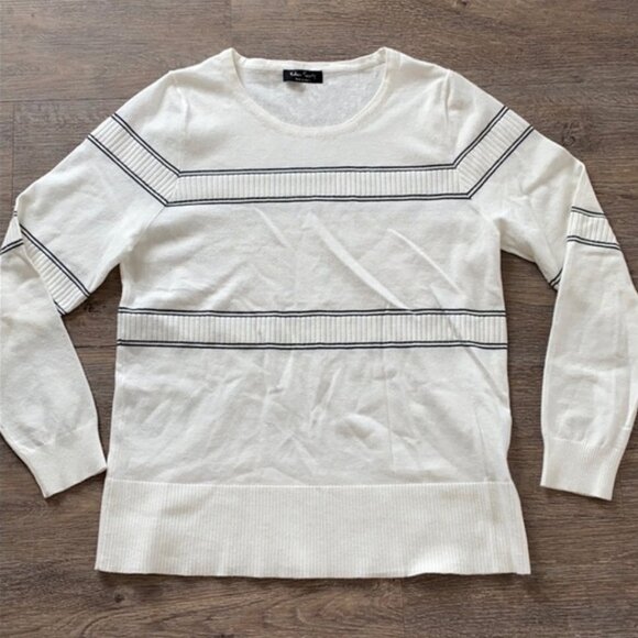 *3/$30* Eden Society Striped Sweater - Picture 1 of 5
